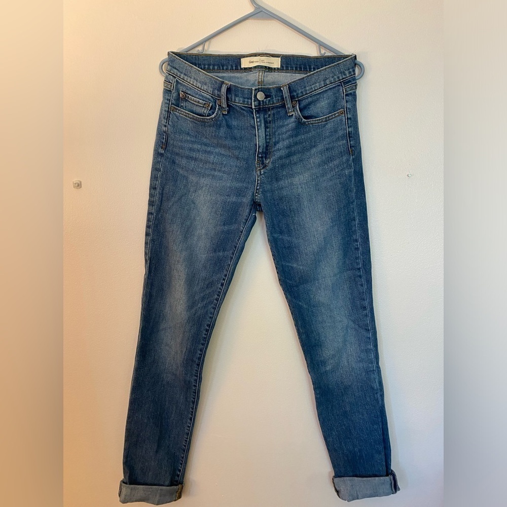 GaAP Real Straight Jeans size 27T